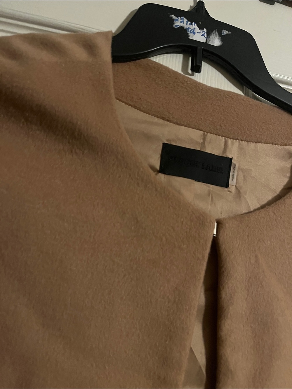 Blaque Label Camel Cape with Hidden Front Pockets - Picture 3 of 4